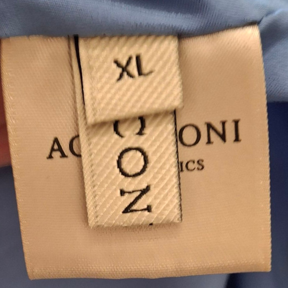 ACONICONI Bluebell denim and lace Puff Sleeve Maxi Dress size XL - Picture 8 of 9